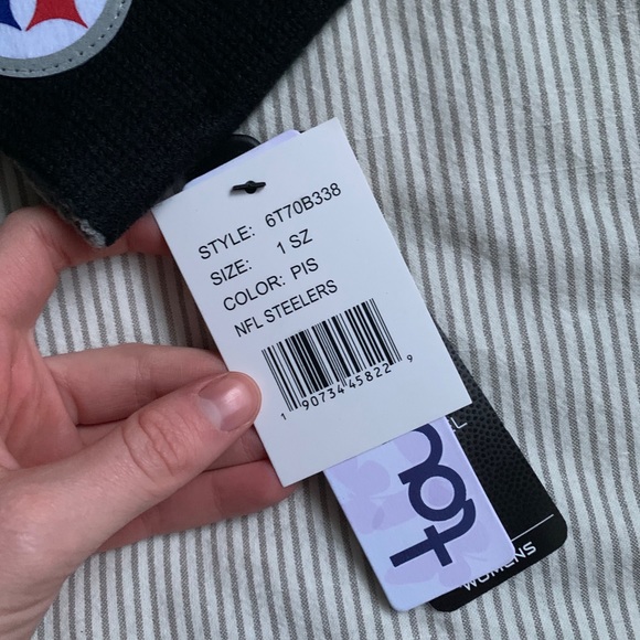 NWT Steelers Headband - Picture 5 of 6